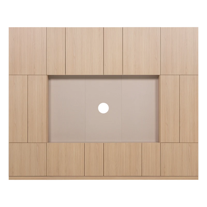 Build Wandschrank-Kombination 268 cm Eichendekor Natur
