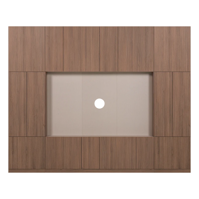 Build Wandschrank-Kombination 268 cm Eichendekor Braun