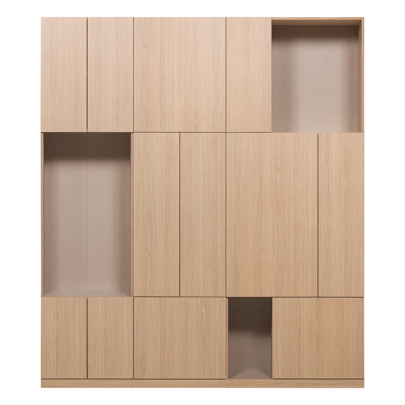 Build Wandschrank-Kombination 188 cm Eichendekor Natur
