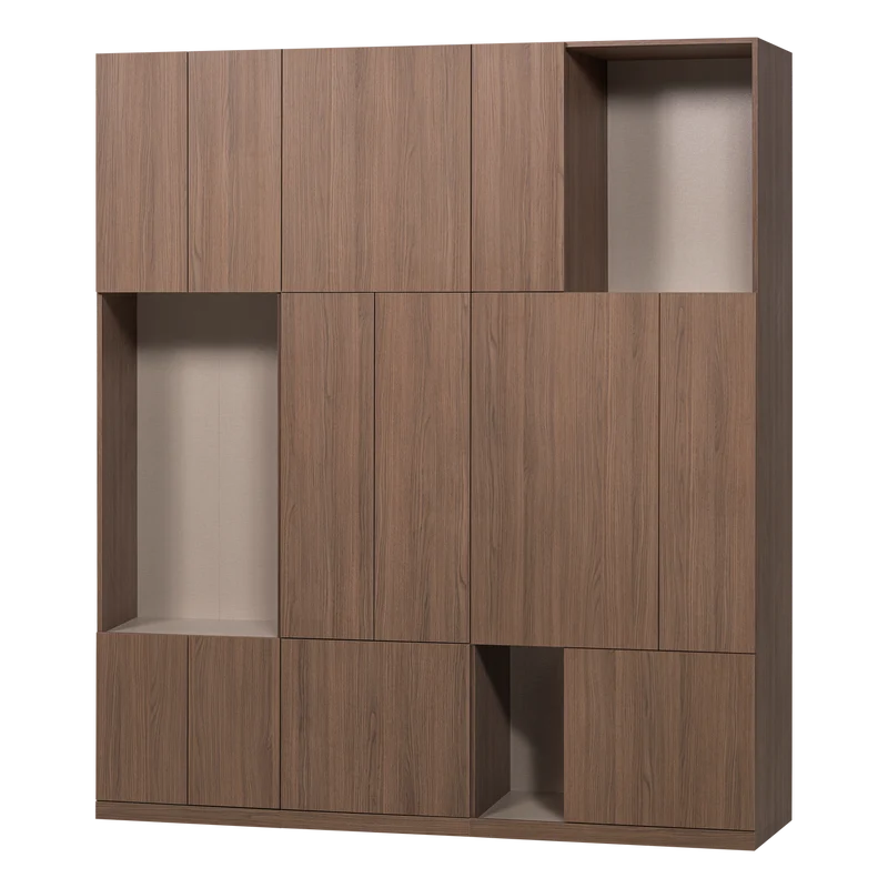 Build wandschrank-kombination 188 cm eichendekor braun