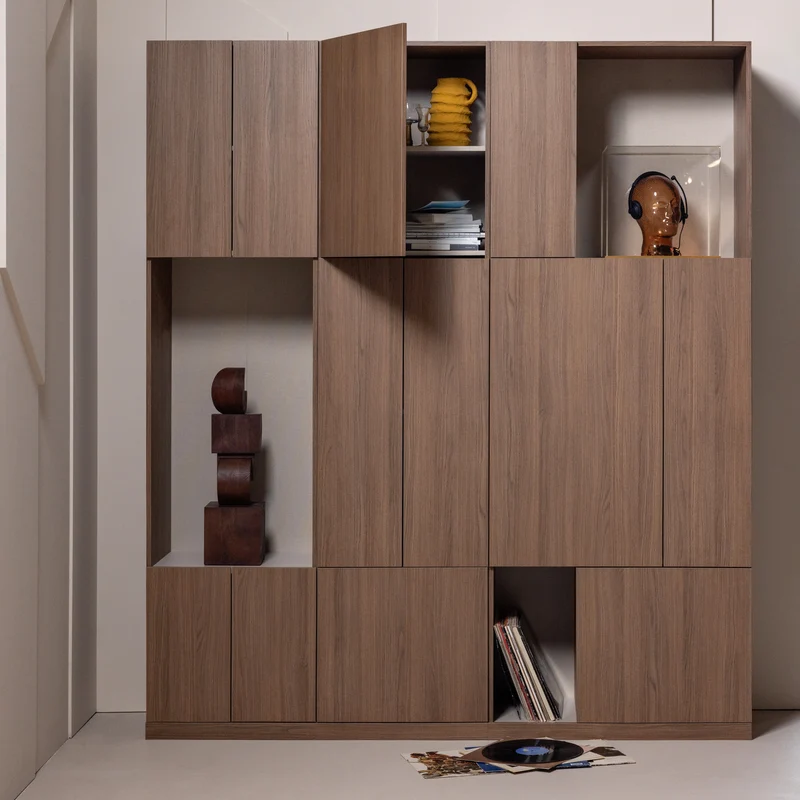 Build wandschrank-kombination 188 cm eichendekor braun