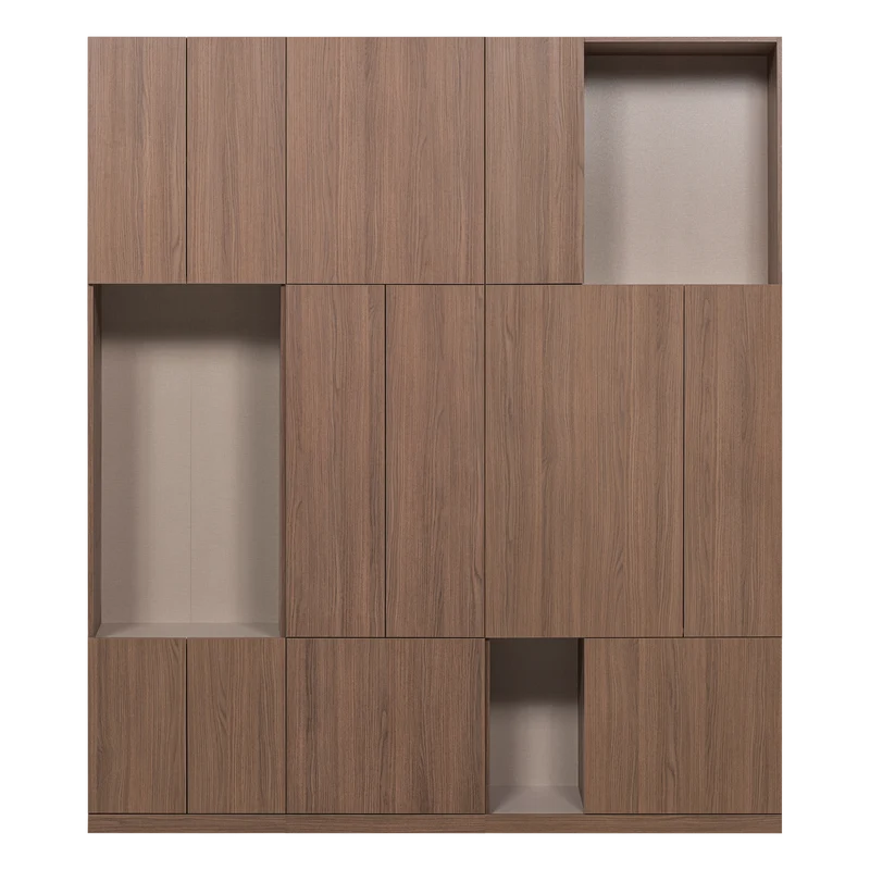 Build wandschrank-kombination 188 cm eichendekor braun