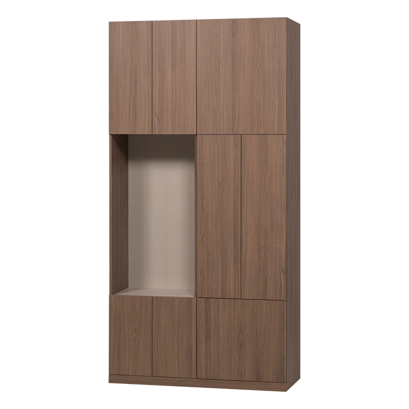 Build Wandschrank-Kombination 108 cm Eichendekor Braun