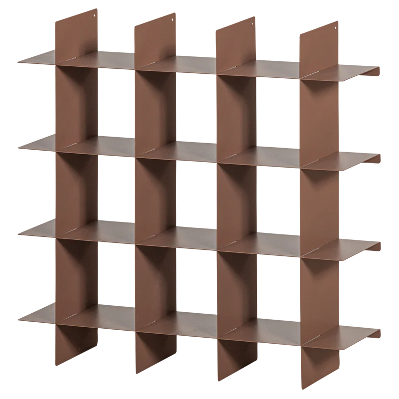 Brik Wandregal Metall Altrosa