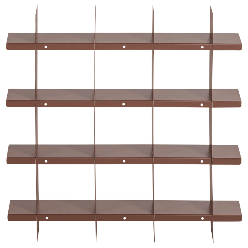 Brik Wandregal Metall Altrosa