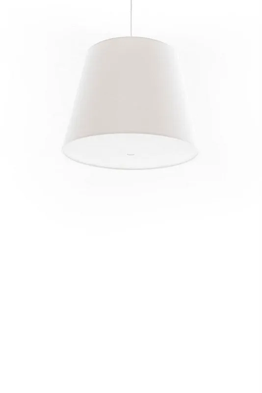 Pendelleuchte, Lampenschirm weiss, moderne Pendellampe in sechs verschiedenen Farben, Ø 39 cm