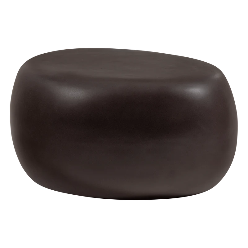 Pebble Beistelltisch 31x65x49 cm Dunkelbraun