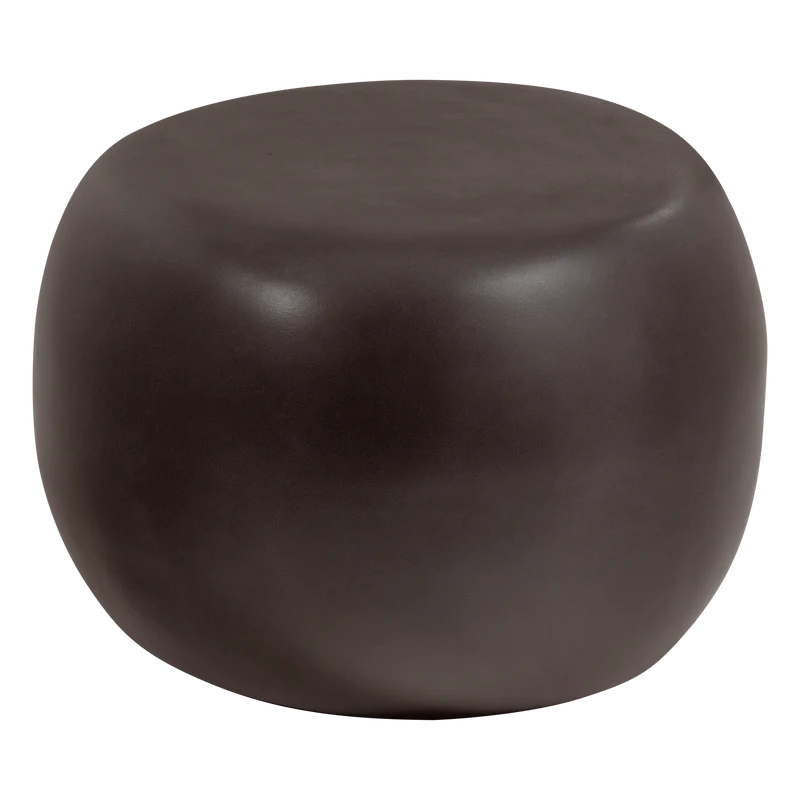 Pebble Beistelltisch 31x65x49 cm Dunkelbraun