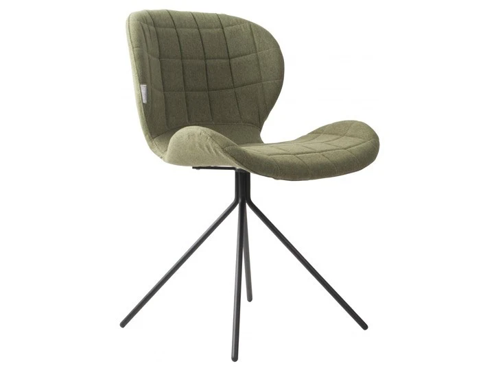 2er Set, Stuhl gepolstert, Esszimmerstuhl Farbe Grün