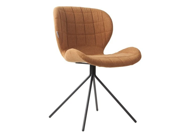 2er Set, Stuhl gepolstert, Esszimmerstuhl Farbe Camel