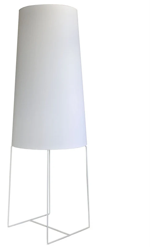 XXL Design-Stehleuchte, moderne Stehlampe in fünf verschiedenen Farben, weiß