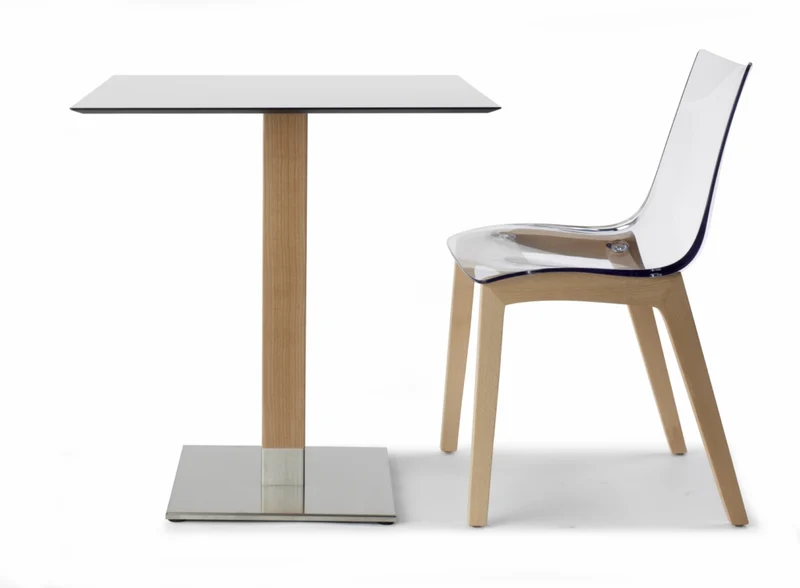 Design Tisch Holz natural Buche Satin modern