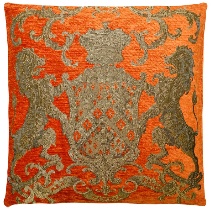 Dekokissen orange, Kissen orange, Größe 55 x 55 cm