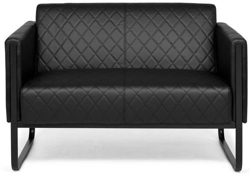 Loungesofa schwarz, Besucher-Sofa schwarz