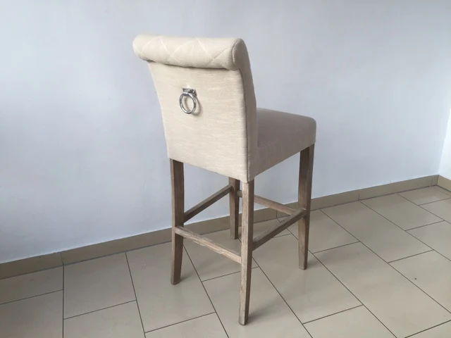 Barstuhl Landhaus, Barhocker, Tresenhocker gepolstert, , Sitzhöhe 76 cm (Ausverkauft)
