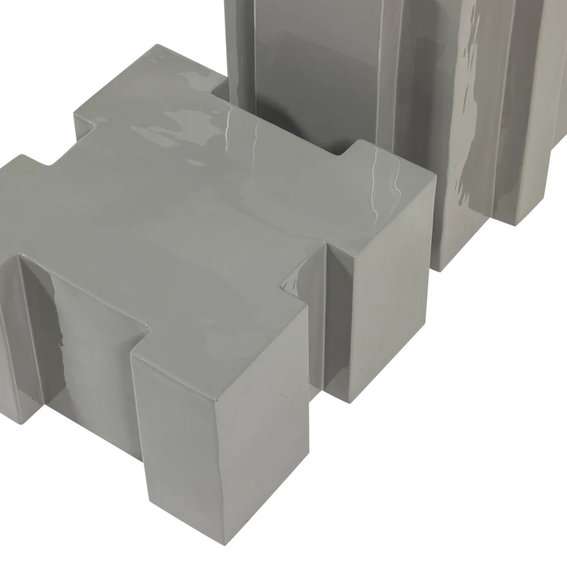 Set v 2 - Jasmir beistelltische metall grau