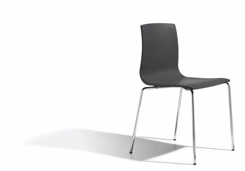 Design Stuhl, Farbe anthrazit , stapelbar
