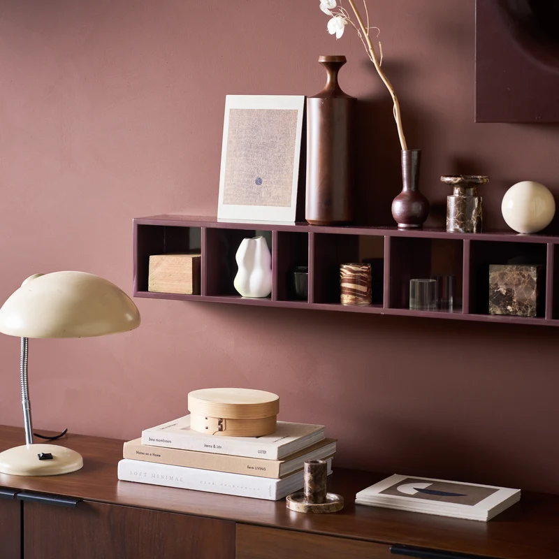 Show it wandschrank mdf bordeauxrot
