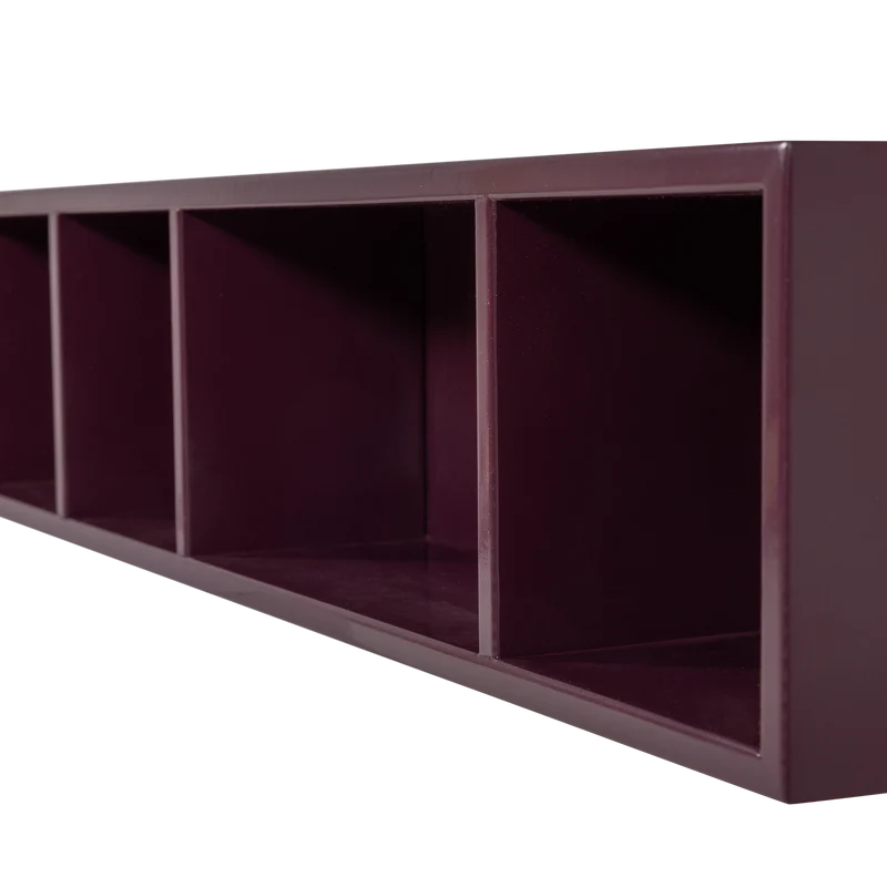 Show it wandschrank mdf bordeauxrot