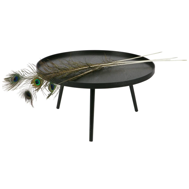 Mesa XL holz beistelltisch schwarz