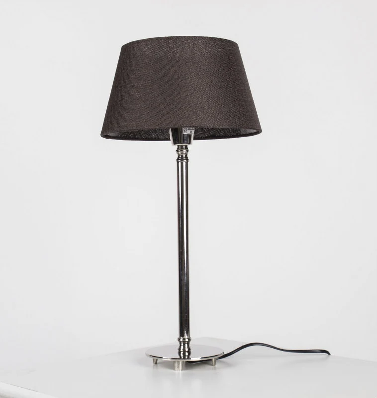 Lampenschirm rund, Farbe Braun, Ø 25 cm