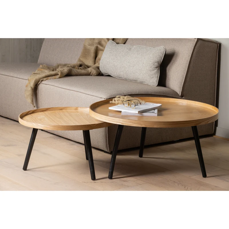 Mesa XL holz beistelltisch natur