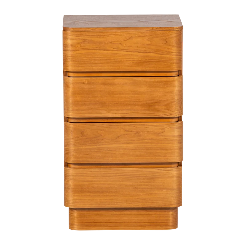 Fejo kommode 4 schubladen mdf braun