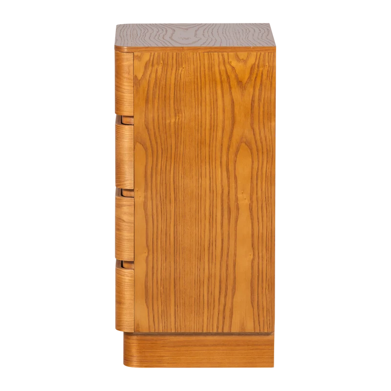 Fejo kommode 4 schubladen mdf braun