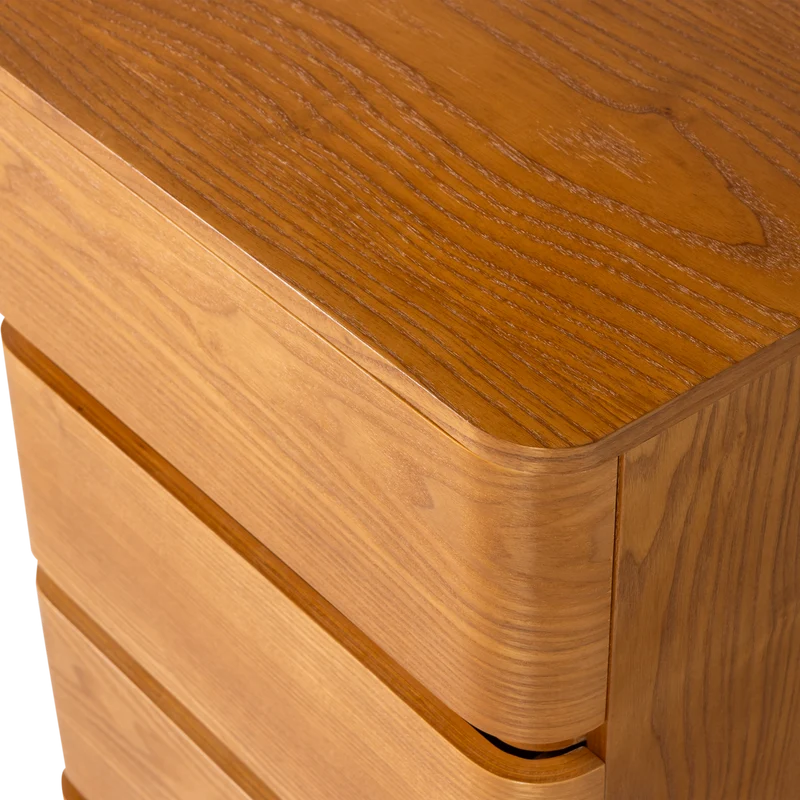 Fejo kommode 4 schubladen mdf braun