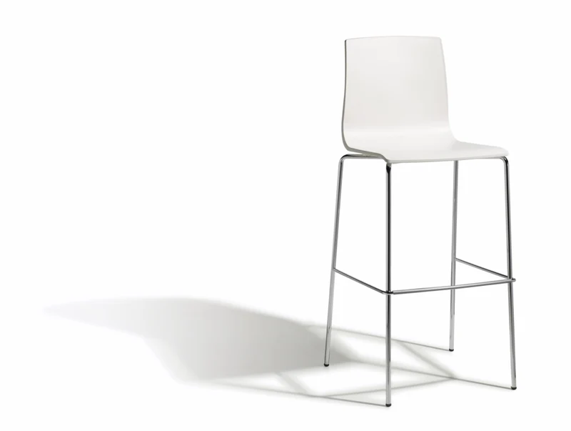 Design Barstuhl stapelbar, Sitzhöhe 80 cm