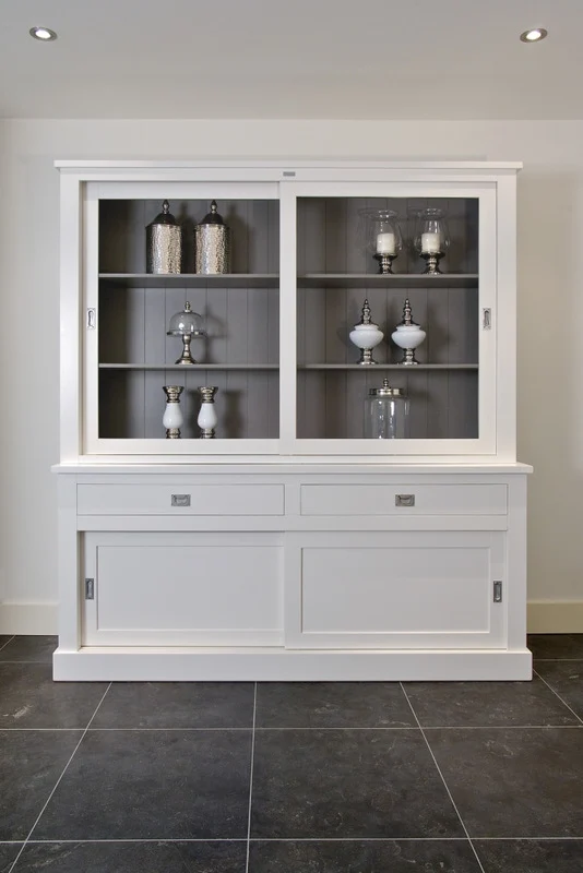 Sideboard weiß im Landhausstil, Anrichte weiß, Breite 160 cm