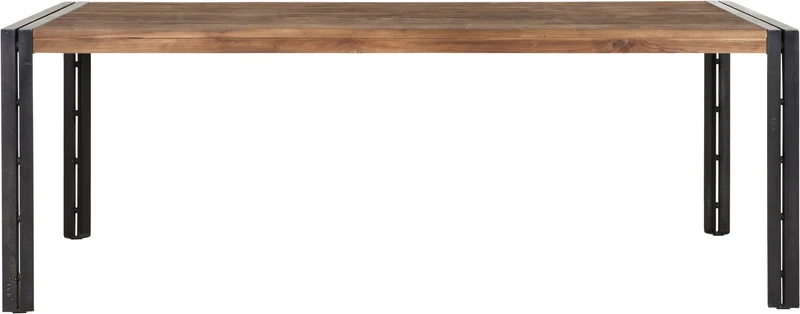 Tisch Industrie Holz Metall, Esstisch Industriedesign Metall, Länge 200 cm