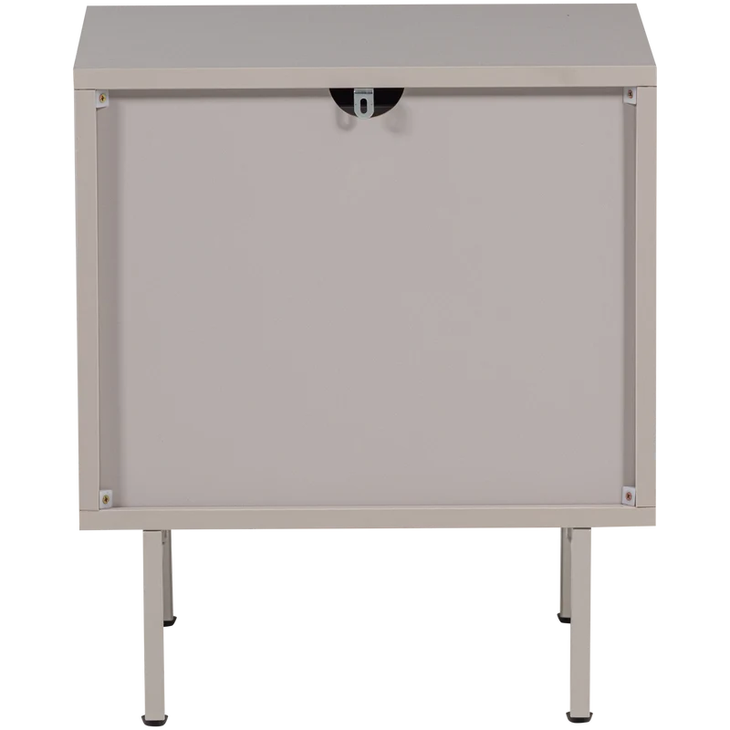 Tours Kommode/Nachttisch 2 Schubladen Melamin/MDF sandfarben
