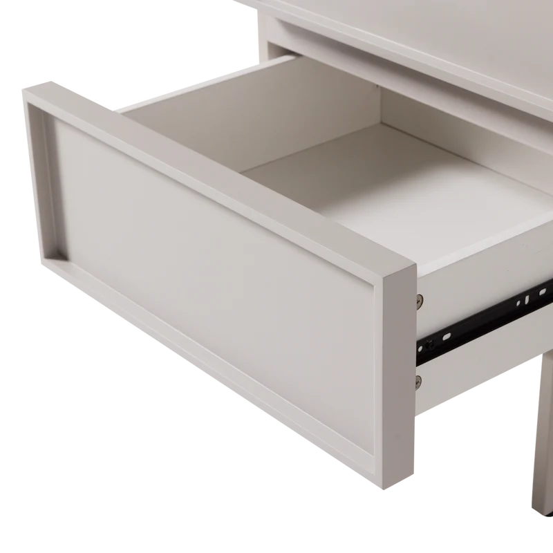 Tours Kommode/Nachttisch 2 Schubladen Melamin/MDF sandfarben