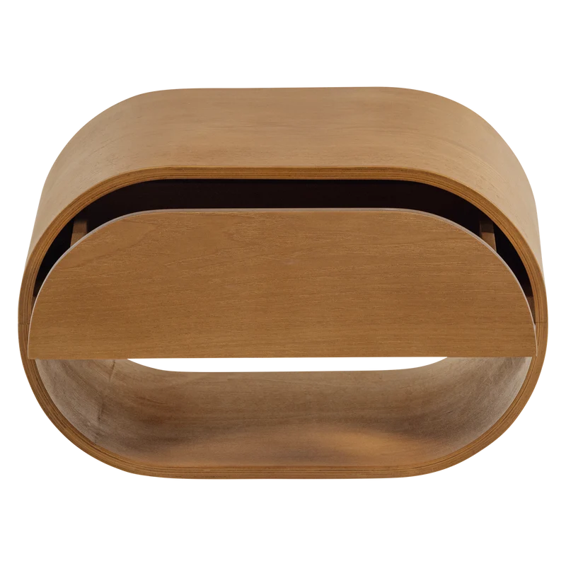 Momo hängendes kommode/nachttisch holz braun