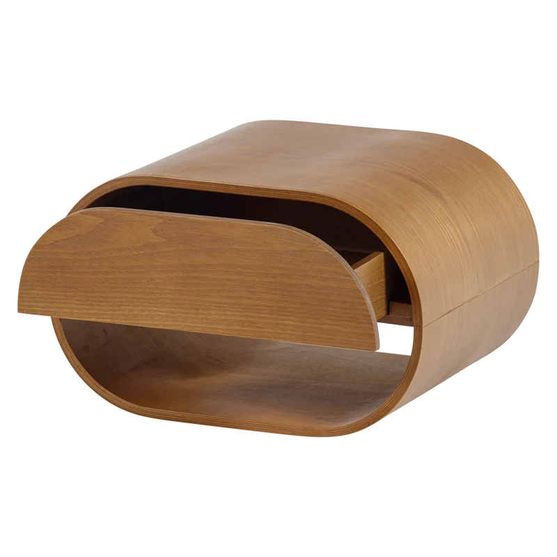 Momo hängendes kommode/nachttisch holz braun
