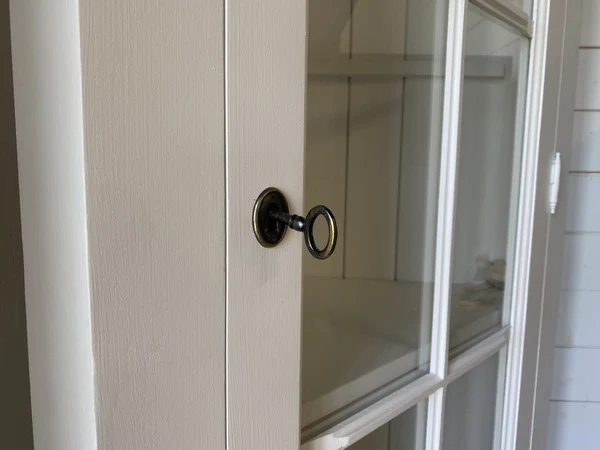 Eckschrank weiß Landhaus, Eckvitrine Landhaus weiß