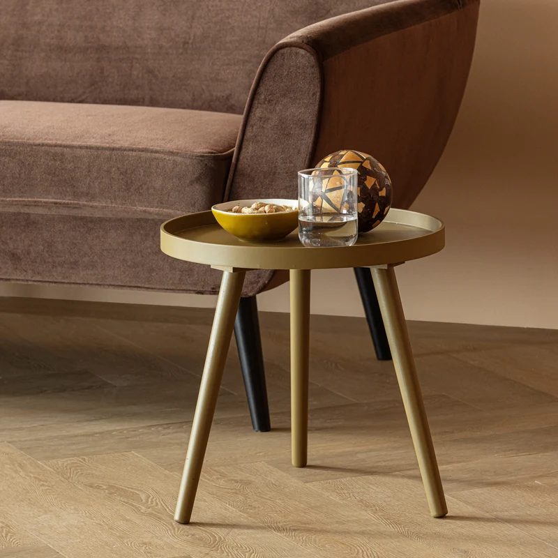 Sasha beistelltisch ø41 cm holz honiggelb