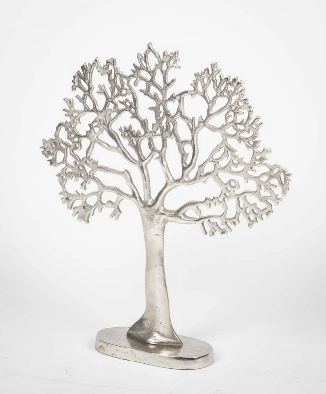 Dekobaum, Baum aus Aluminium als Dekoration, Höhe 60 cm