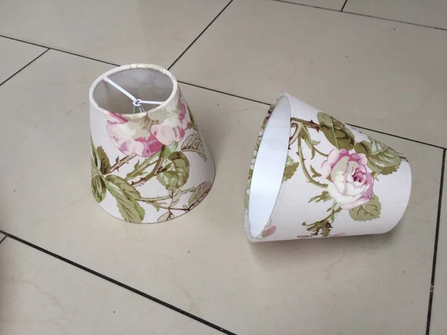 KIemmschirm Blumenmuster, Form rund Ø 14 cm