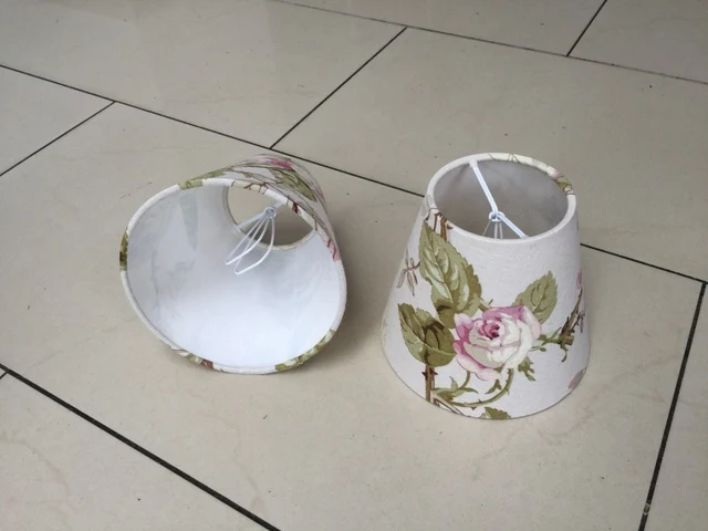 KIemmschirm Blumenmuster, Form rund Ø 14 cm