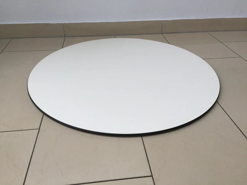 Tisch rund Barockstyle, Tisch weiß, Bistrotisch rund weiß, Durchmesser 80-120 cm
