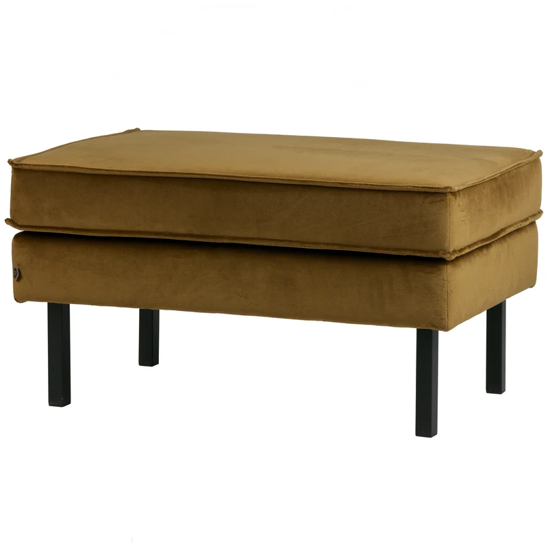 Rodeo fusshocker auf beine velvet honiggelb
