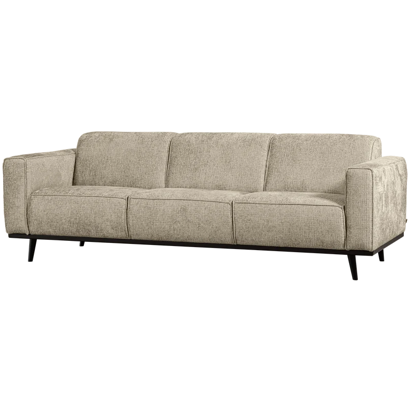 Statement 3-sitzer 230 cm structure velvet wheatfield