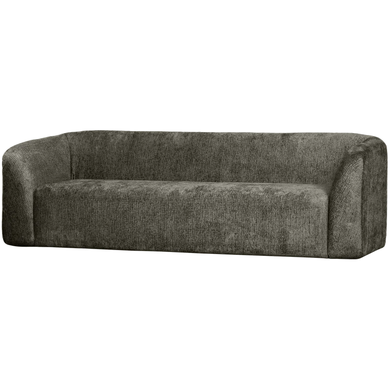 Sloping 3-sitzer sofa structure velvet frost