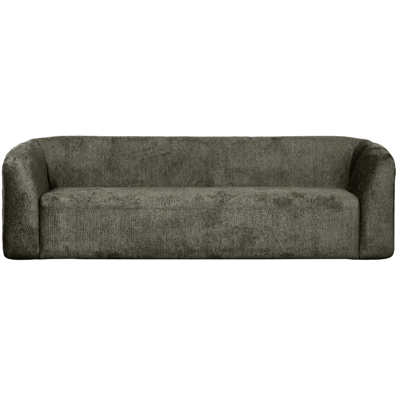 Sloping 3-sitzer sofa structure velvet frost