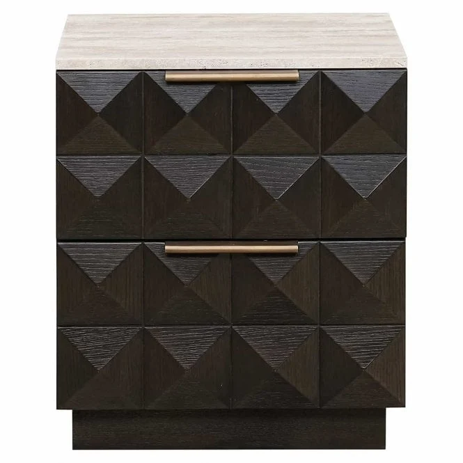 Nachtisch braun, Beistelltisch braun, Höhe 62 cm
