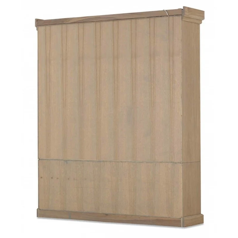 Vitrine Eiche massiv Landhaus, Geschirrschrank Eiche Landhausstil, Schrank Landhaus, Breite 192 cm