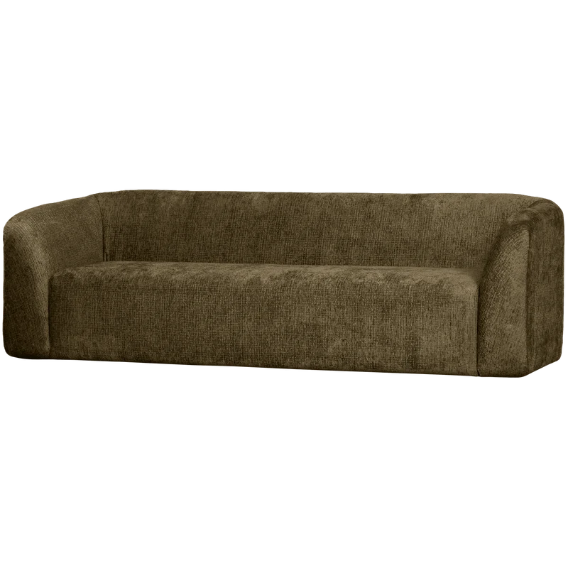 Sloping 3-sitzer sofa structure velvet bonsai
