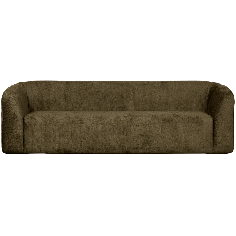 Sloping 3-sitzer sofa structure velvet bonsai